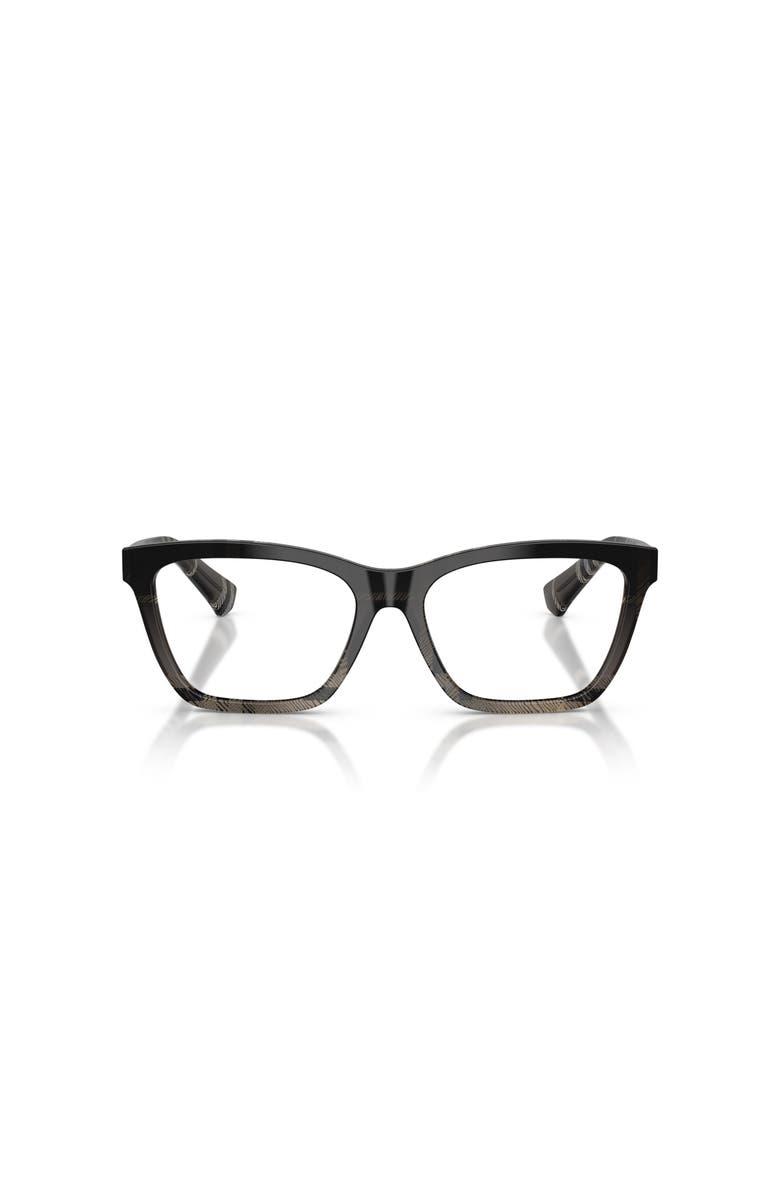 Burberry 54mm Rectangle optical glasses, Alternate, color, Grey
