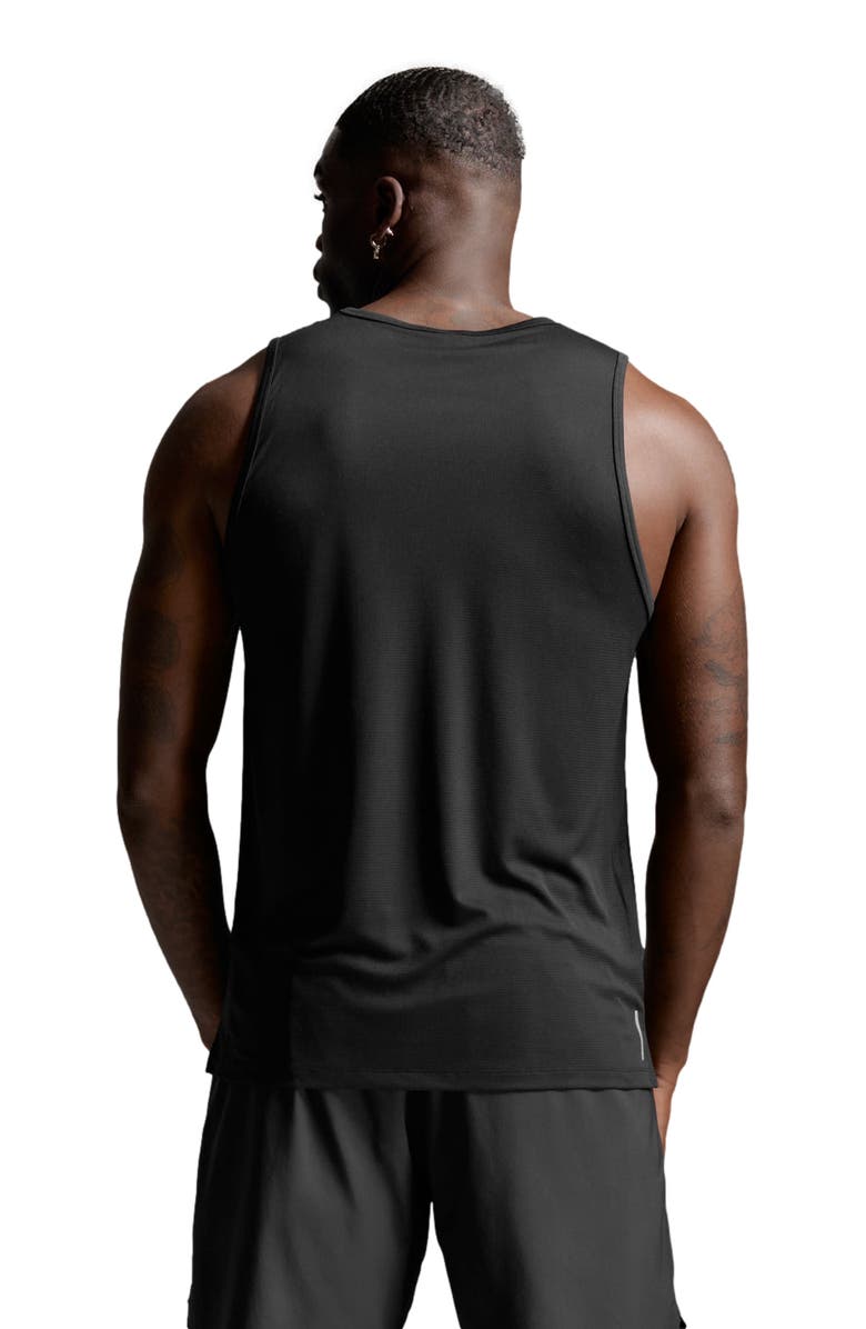 2XU Aero Tank, Alternate, color, Black/Silver Reflective