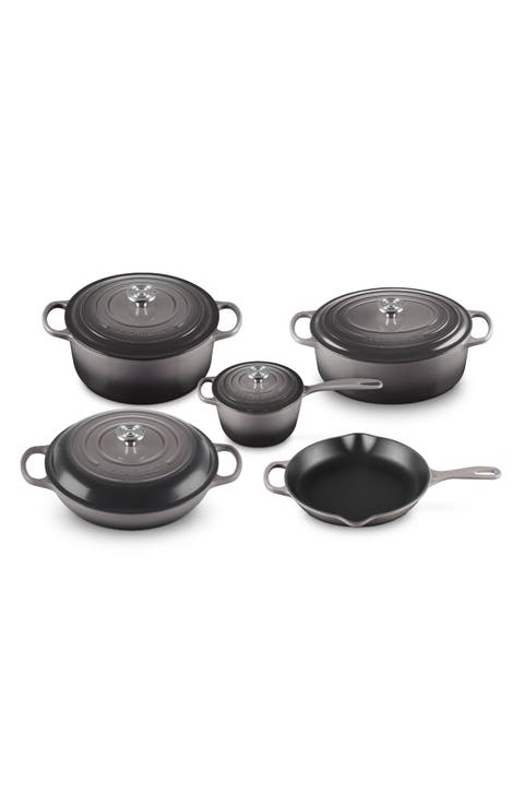 Signature 9-Piece Enameled Cast Iron Set