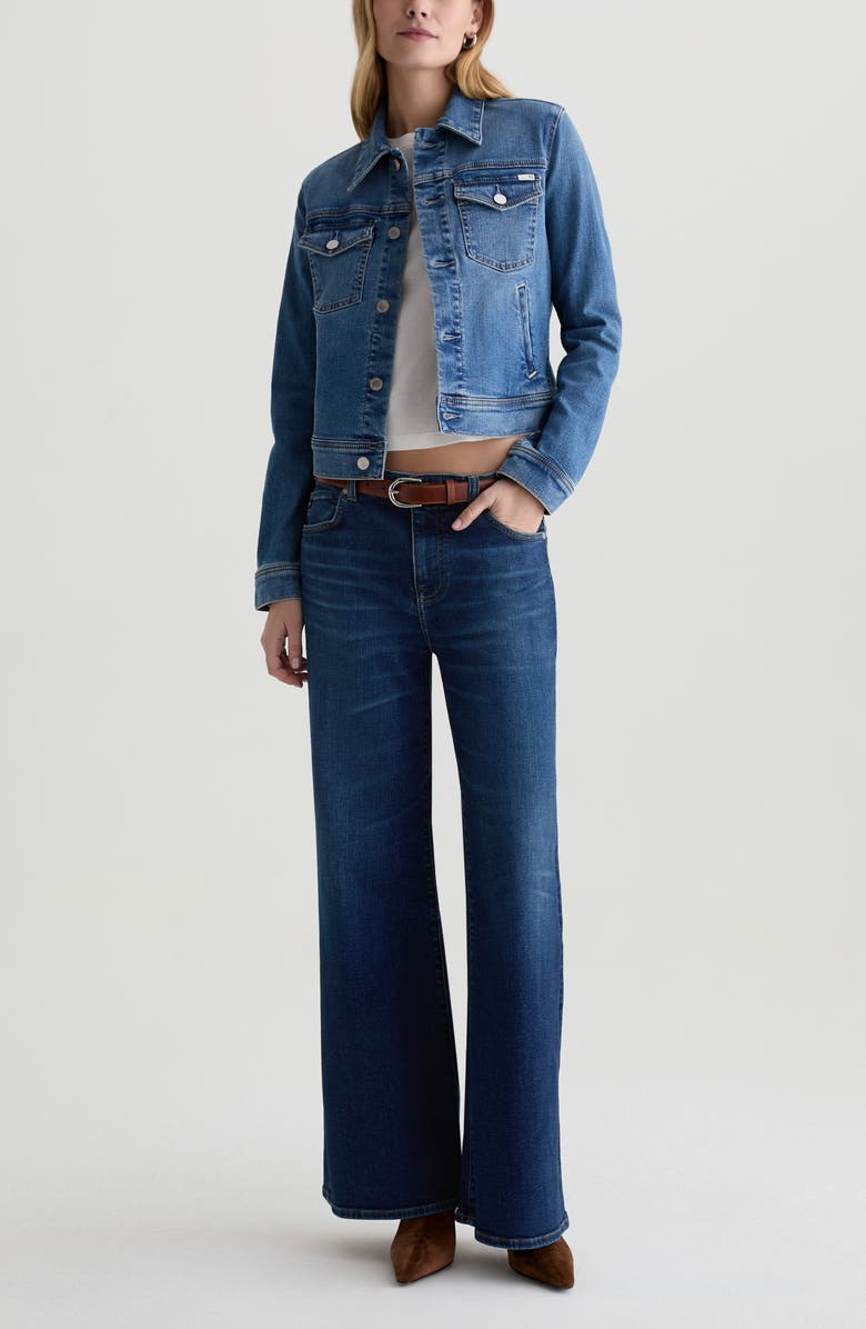 AG Saige High Waist Wide Leg Jeans, Alternate, color, Outspoken