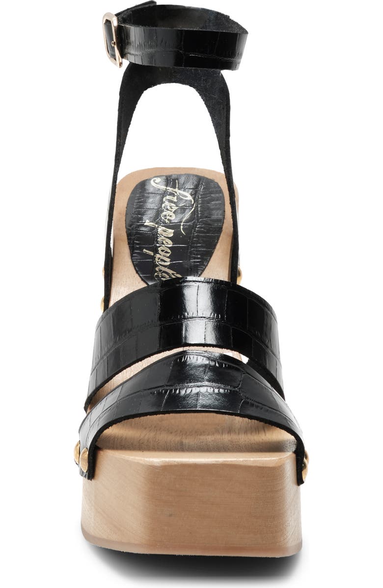 Free People Mallory Leather Clog Sandal, Alternate, color,