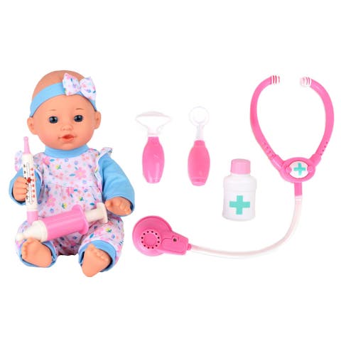 Gigo 12 Inch Baby Doll with Medical Set