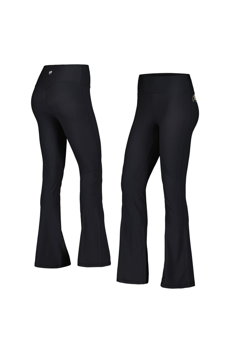 KADYLUXE Women's Black Colorado Buffaloes Regal Flare Pants, Main, color, Black