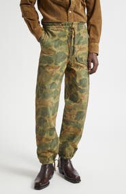 Double RL Ranger Camo Print Poplin Cargo Pants