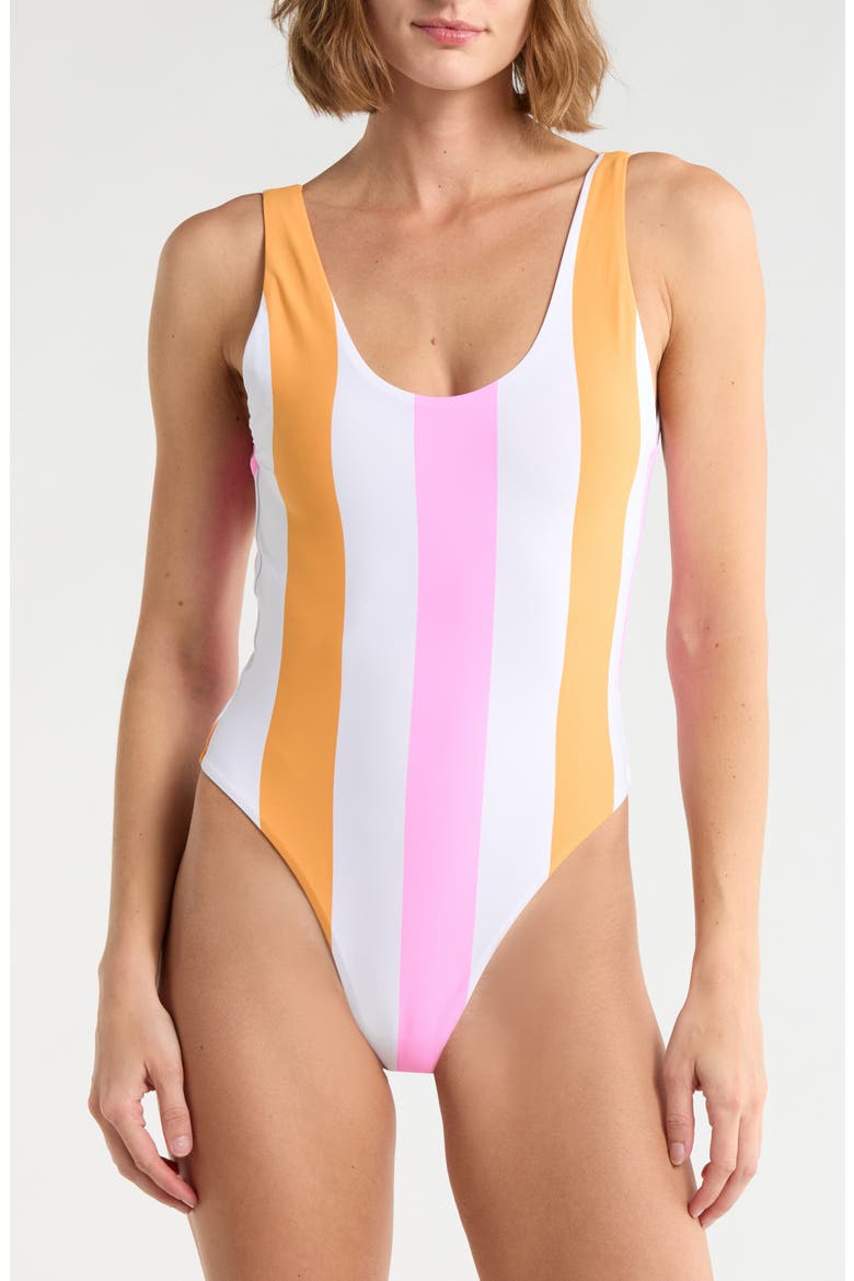 Claire One Piece Swimsuit, Main, color, PINK