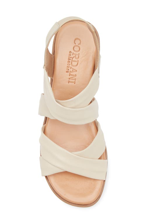 Cordani Margo Wedge Sandal In Beige