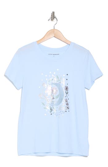 Shop Lucky Brand Moon Graphic T-shirt