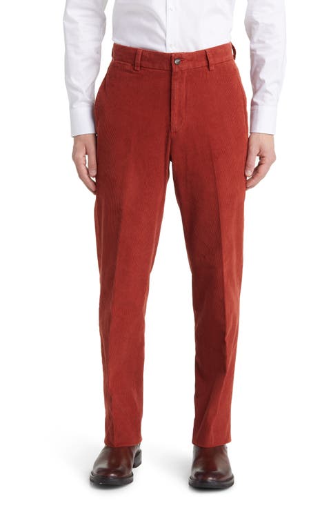 Flat Front Corduroy Dress Pants (Regular & Big)