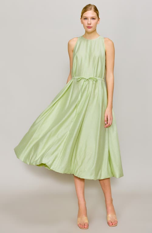 Melloday Sleeveless Bubble Hem Midi Dress