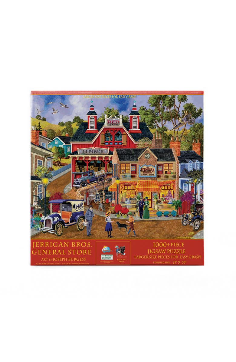 Sunsout Jerrigan Bros General Store 1000 piece Jigsaw Puzzle for Adults Large Pieces, Alternate, color, Multicolor