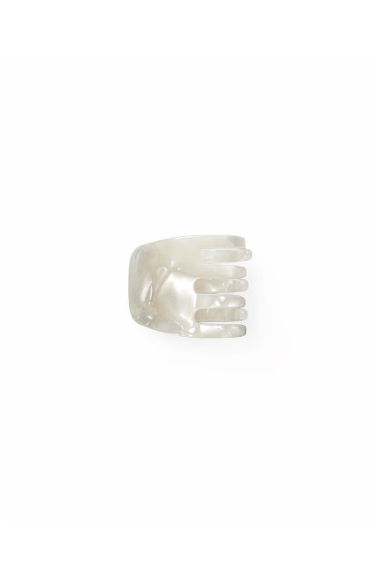 Mini Claw, Main, color, White Shell
