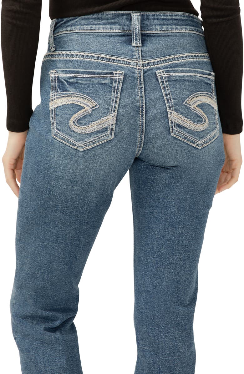 Silver Jeans Co. Elyse Bootcut Jeans, Alternate, color, Sherbrook