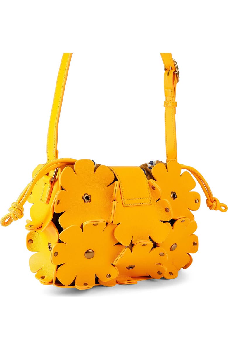Kurt Geiger London Chelsea Flowers Bag, Alternate, color, Mustard