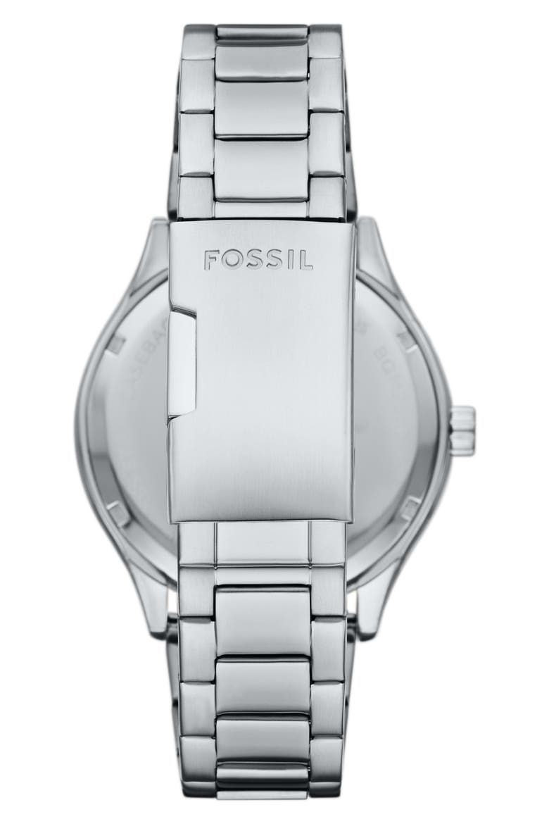 Fenmore Bracelet Watch, 44mm, Alternate, color, SILVER