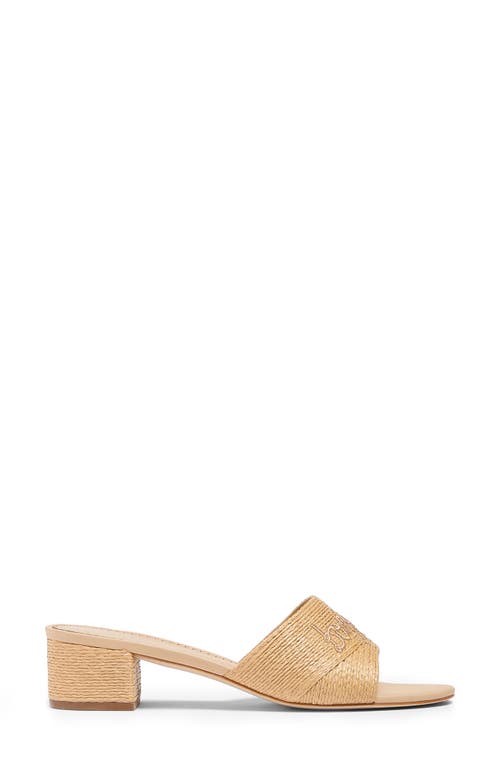 Cinq À Sept Cinq A Sept Women's Dani Slide Sandals In Natural Raffia
