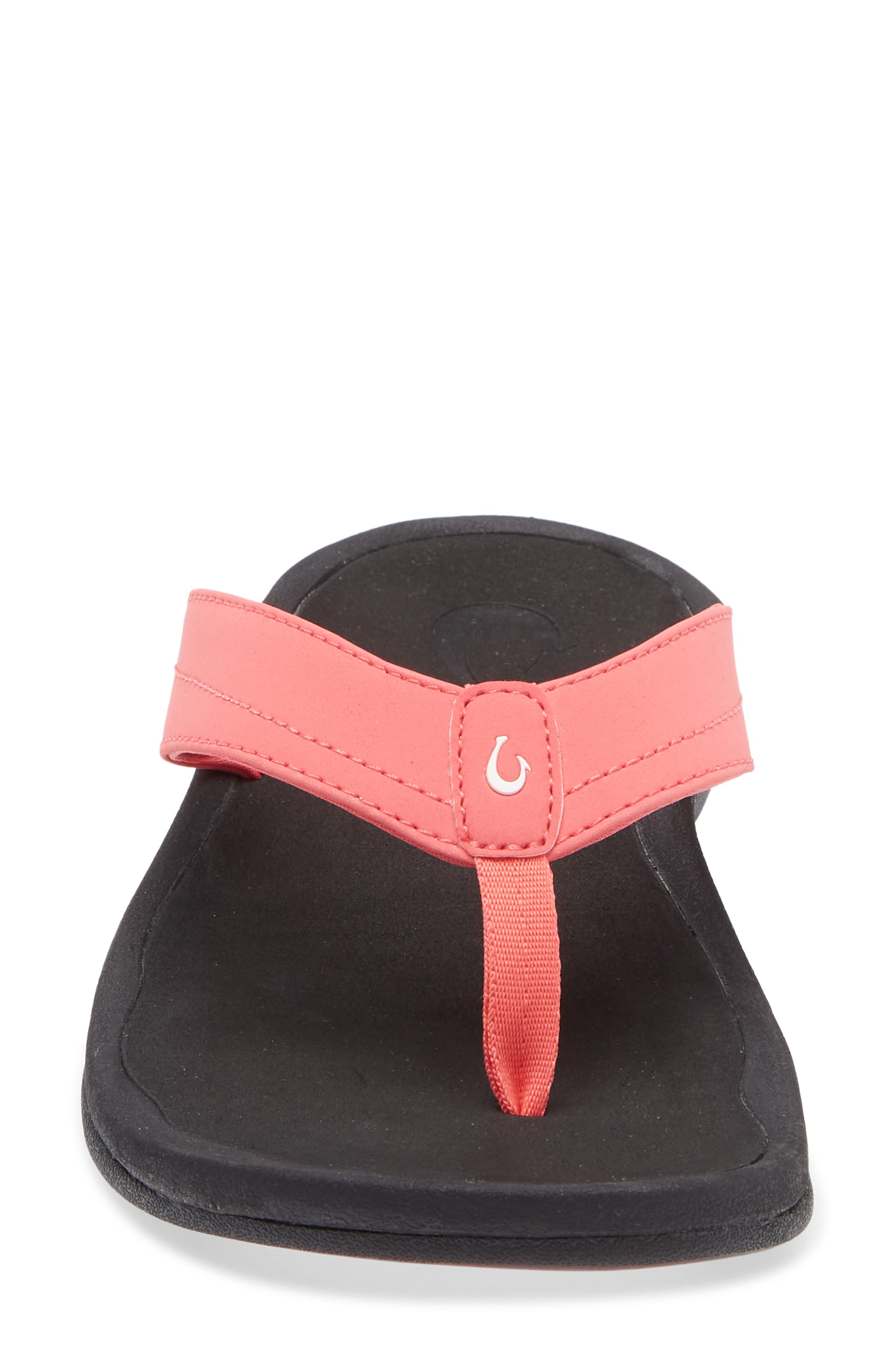 Ohana Flip Flop, Alternate, color, HOT PINK / BLACK