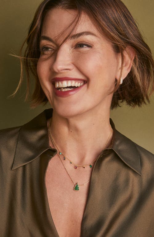 Kendra Scott Cailin Delicate Strand Necklace In Multi