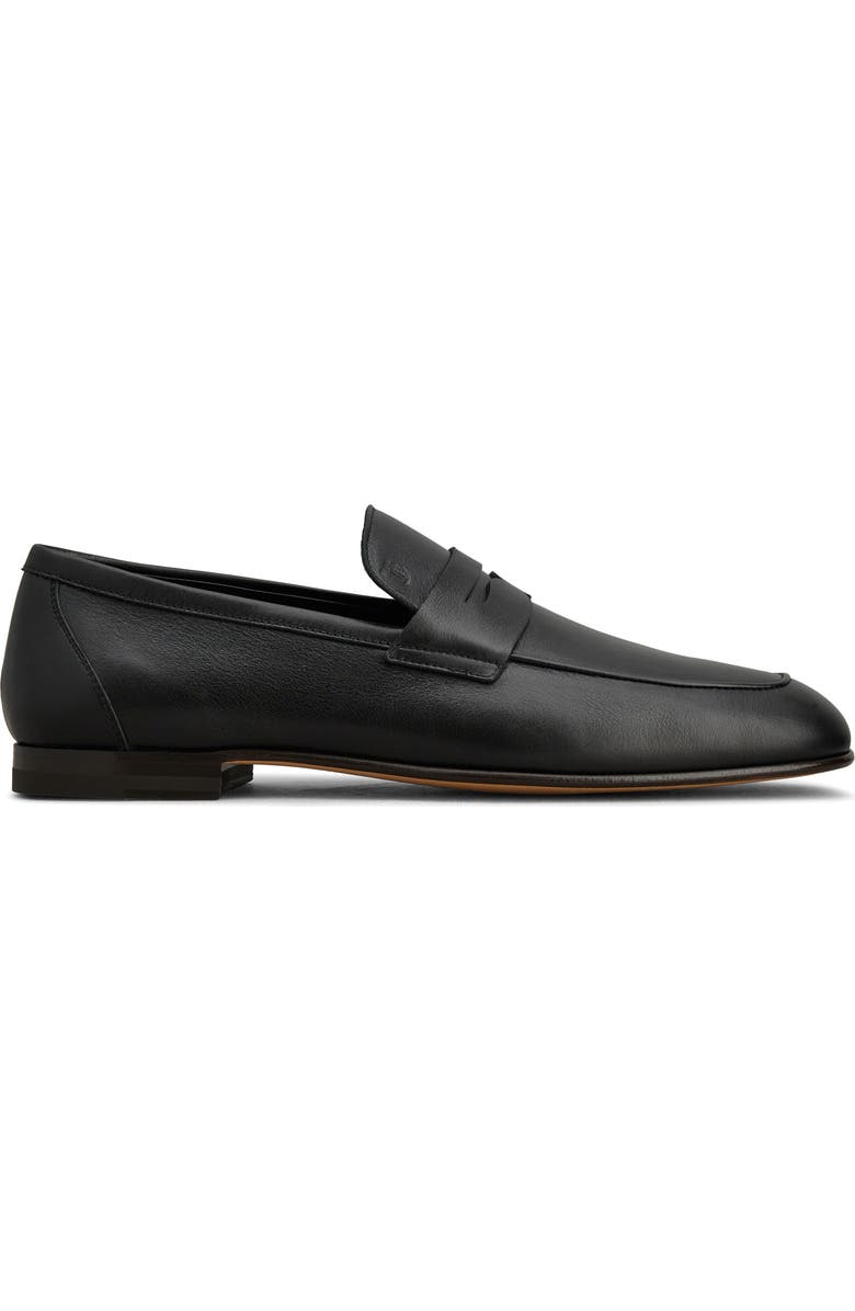 Tod's Deconstructed Penny Loafer, Alternate, color, Nero