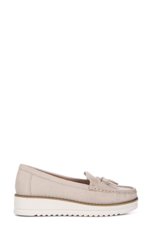 London Rag Daiki Platform Tassel Loafer In Beige