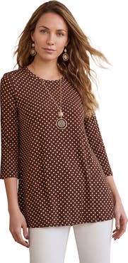 Jessica London Stretch Knit Swing Tunic