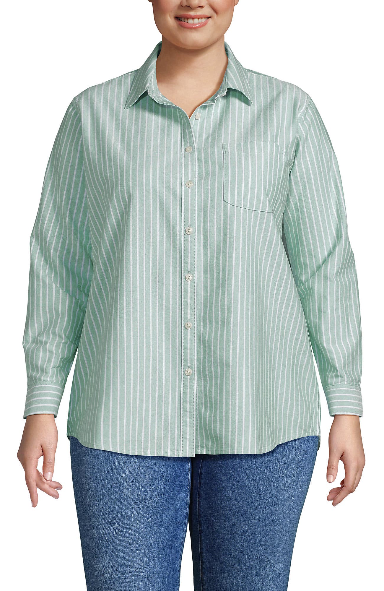 selected Mineral Aqua Stripe