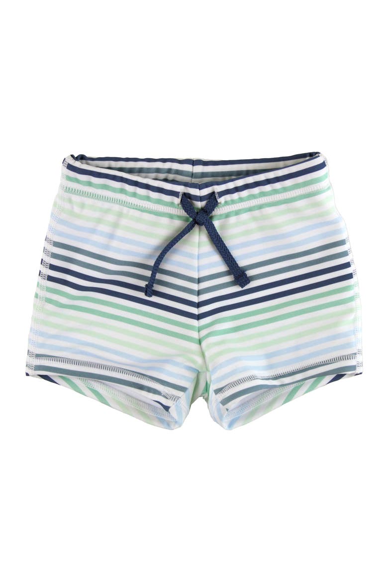 Boys UPF50+ Swim Shorties, Main, color, Coastal Stripes