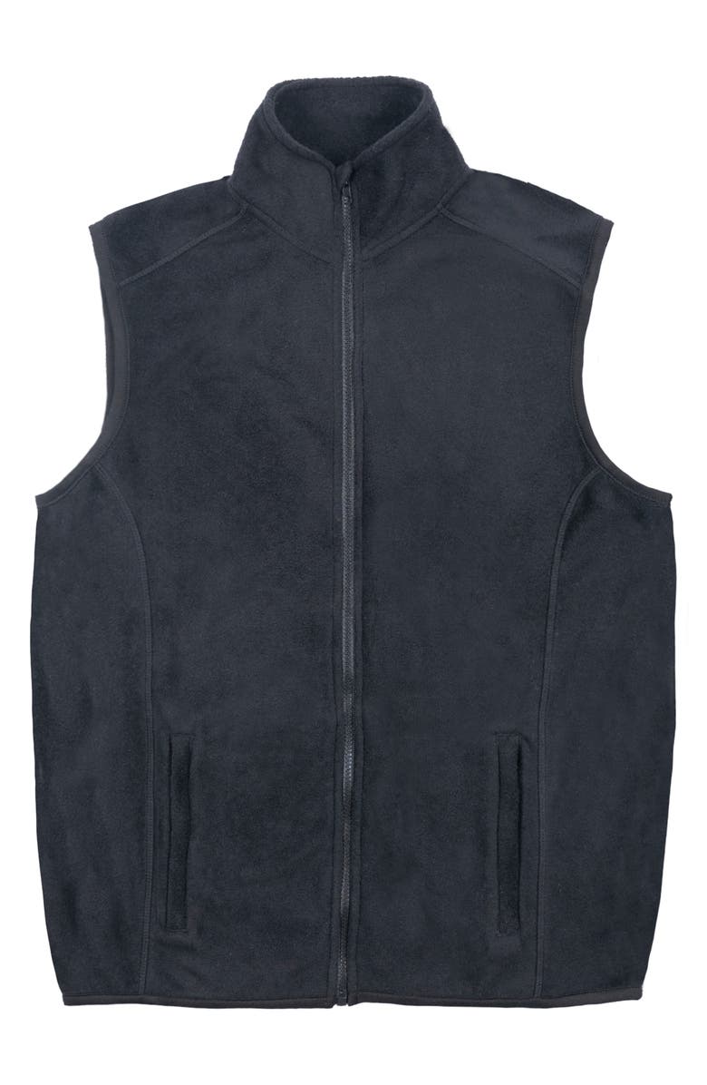 BURNSIDE Polar Fleece Vest, Alternate, color, Black