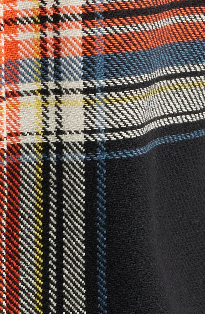 ICECREAM Plaid Cotton Graphic Button-Up Shirt, Alternate, color, Plaid