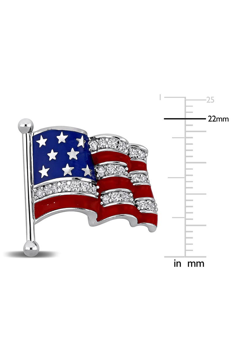 Americas 250th Anniversary Cubic Zirconia Pin, Alternate, color, MULTI
