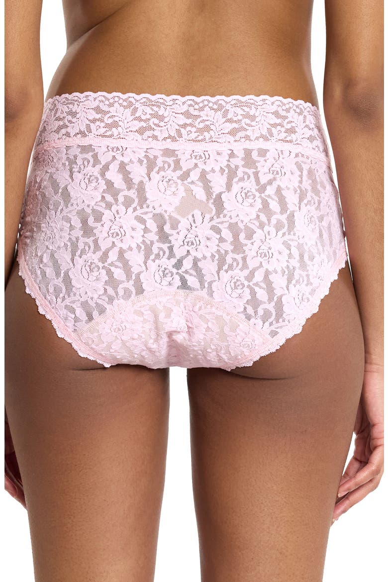 x Saalt Signature Lace® Leakproof French Briefs, Alternate, color, BLISS PINK