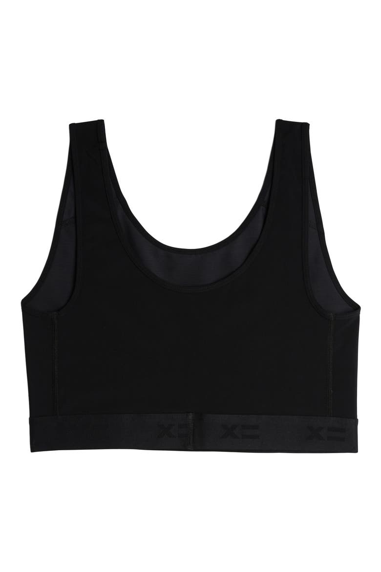 Compression Plus Crop Top, Alternate, color, BLACK