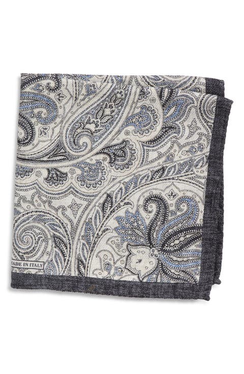 Paisley Silk Pocket Square