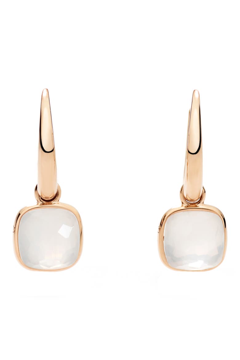 Nudo Milky Quartz Drop Earrings, Main, color, MILKY QUARTZ
