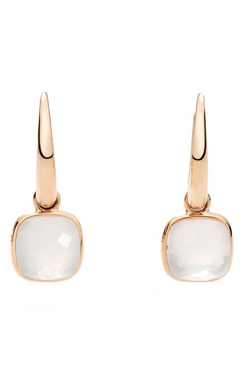 Nudo Milky Quartz Drop Earrings