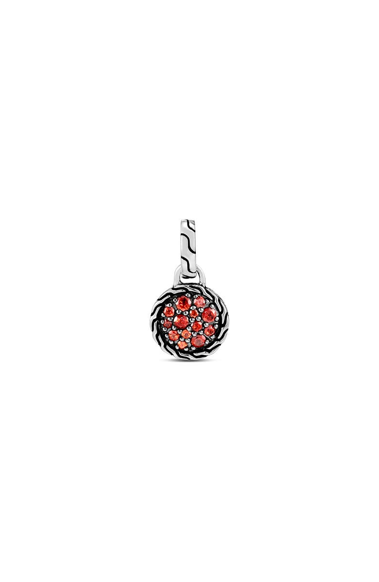 John Hardy Classic Chain Pavé Amulet Pendant, Main, color,