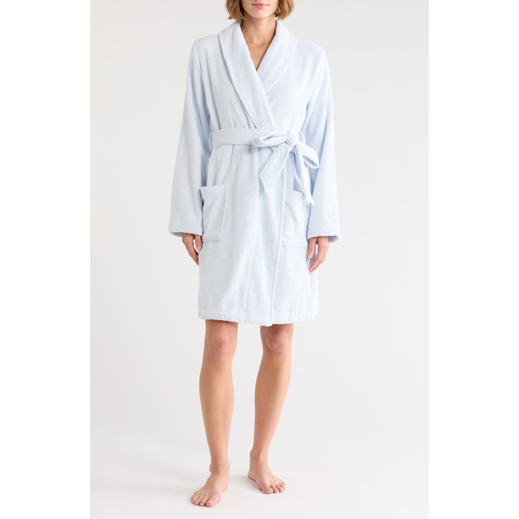NORDSTROM RACK Cotton Terry Robe in Blue Ancient at Nordstrom Rack, Size X-Large