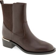 Kensie Franca Faux Leather Chelsea Bootie