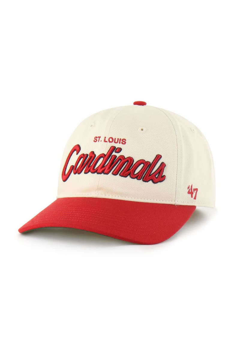 Men's '47 Natural St. Louis Cardinals Crosstown Franchise Fitted Hat, Main, color, Natural