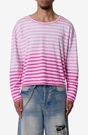 Faded Stripe Long Sleeve T-Shirt