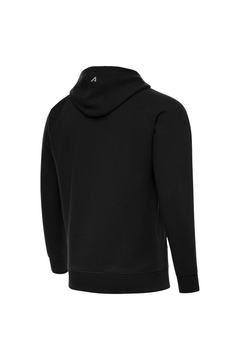 Men's Antigua Black Minnesota Vikings Brushed Carbon Victory Pullover Hoodie, Alternate, color, Black