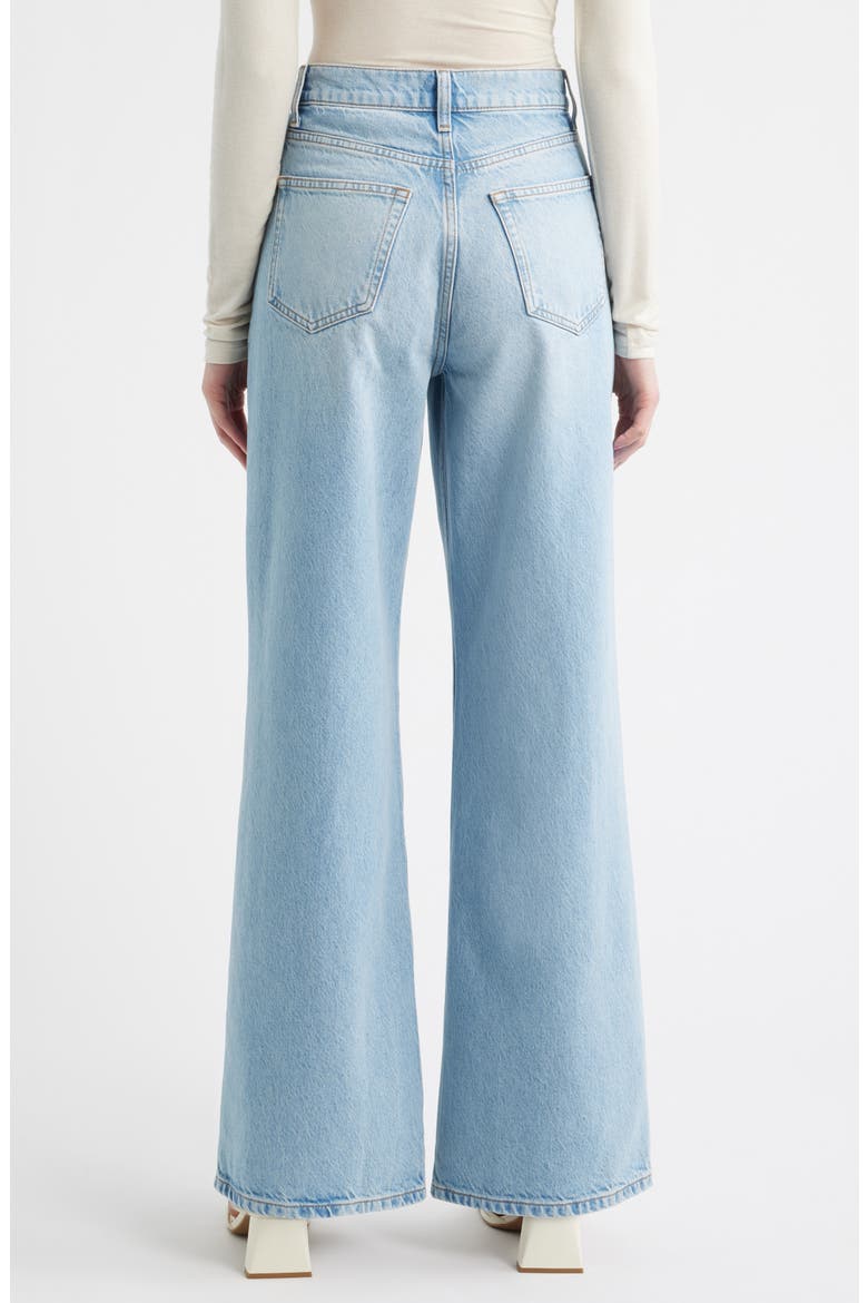 Cary High Waist Slouchy Wide Leg Jeans, Alternate, color, ARENA