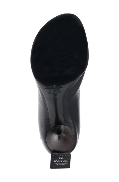 Acne Studios Back Tab Bootie In Animal Print