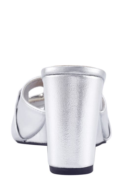 Ninety Union Kensy Wedge Sandal In Silver