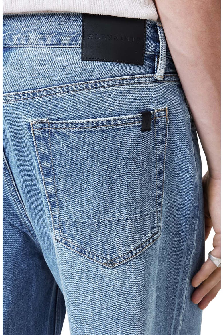 Lenny Straight Leg Jeans, Alternate, color, LIGHT INDIGO BLUE