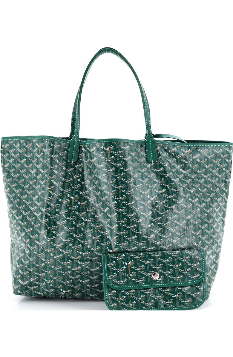 Pre-Owned Goyard Saint Louis Tote Coated Canvas GM, Alternate, color, Green