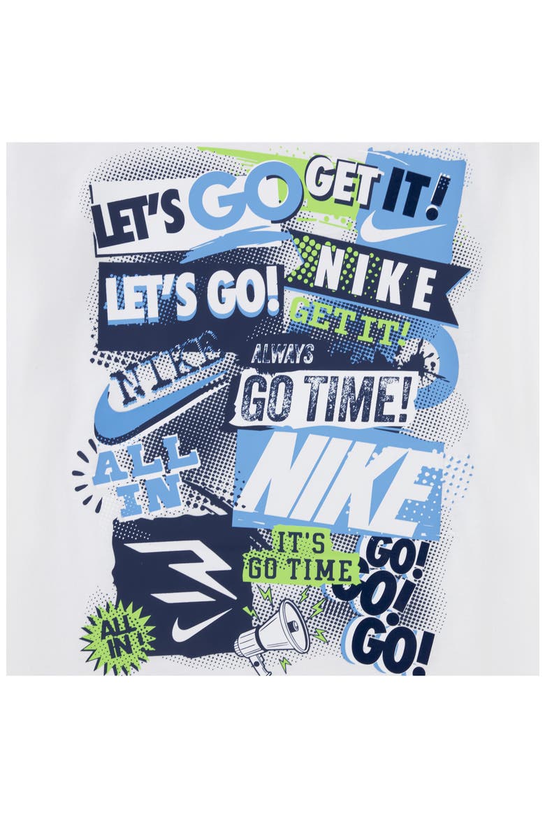 Kids' Collage Graphic Tee, Alternate, color, WHITE