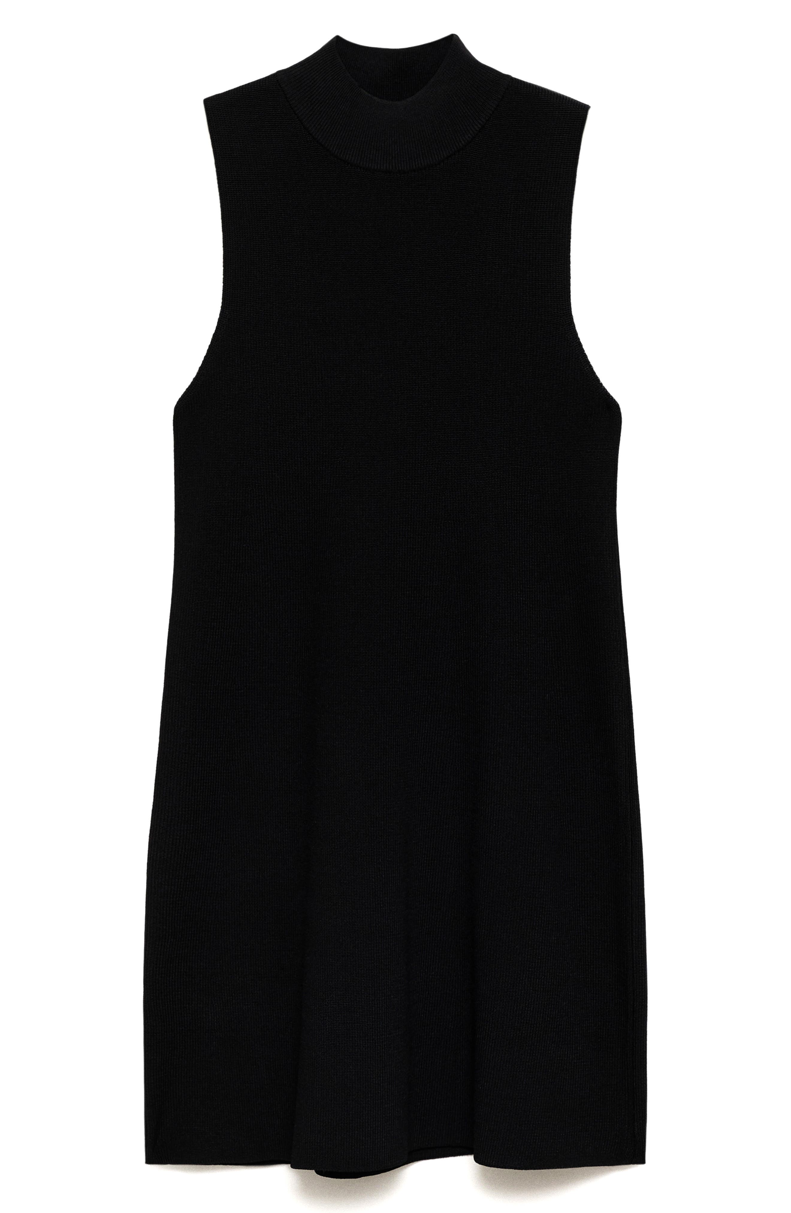 Perkins Sleeveless Sweater Dress