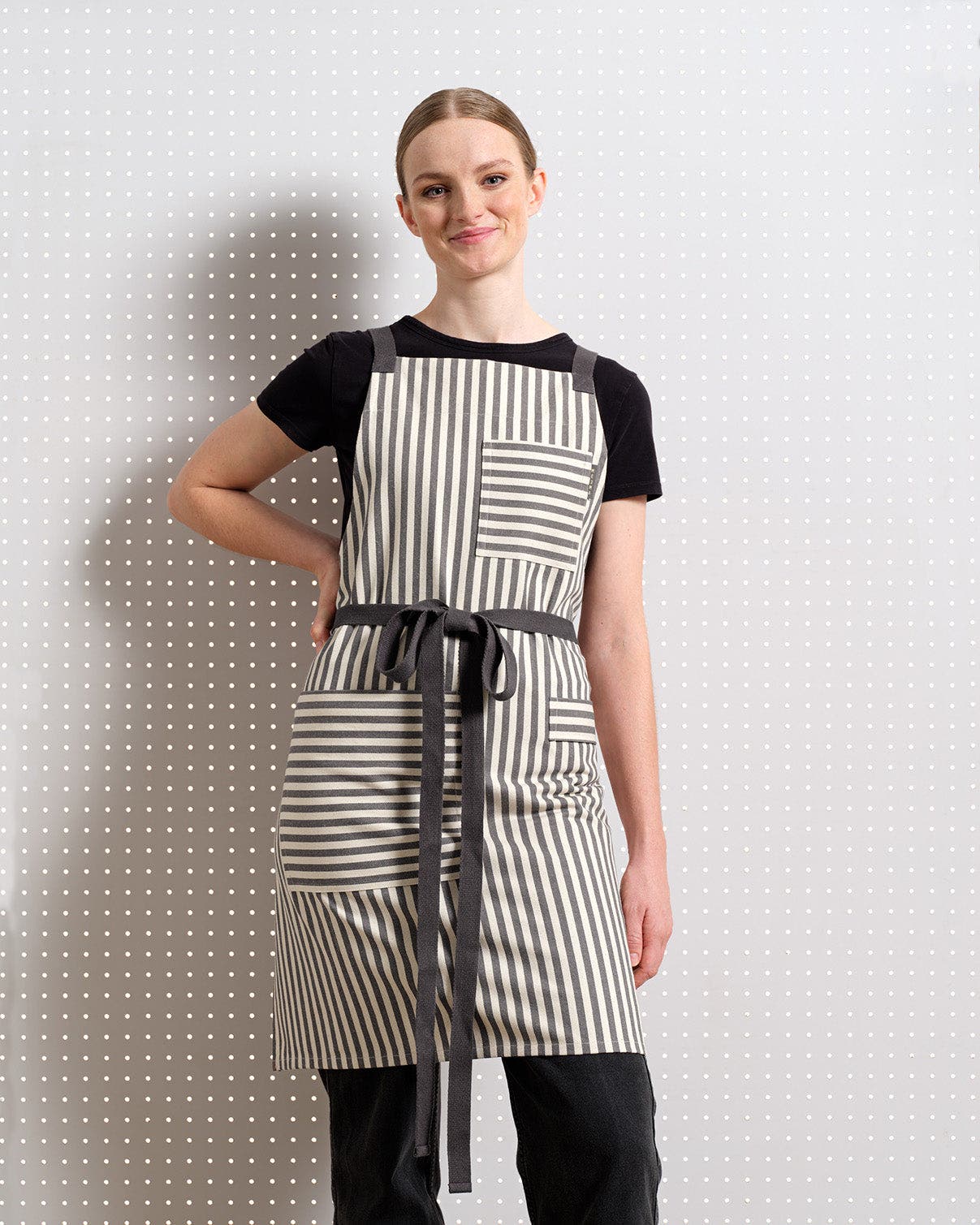 Striped - Charcoal