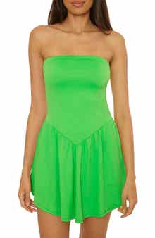 Becca Palma Strapless Cover-Up Minidress