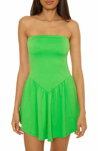 Becca Palma Strapless Cover-Up Minidress